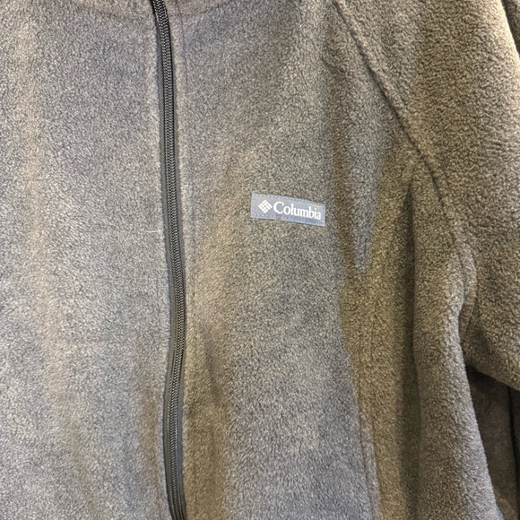 Women’s Columbia Charcoal Fleece Full Zip Jacket sz 1X - Picture 5 of 8